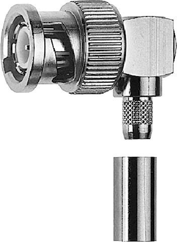 BNC-Kabelwinkelstecker Cr, - fibreline - Shop 