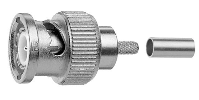 BNC-Kabelstecker Cr/Cr Profess., - fibreline - Shop