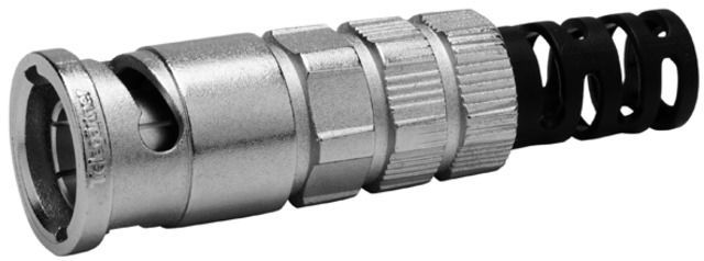 BNC-Kabelstecker HDTV Cr/Cr, Easy Grip HD³, - Kabelstecker Crimp 